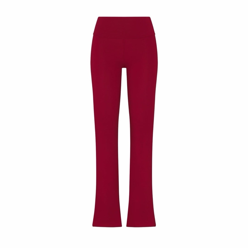 Women's flared Red Pants and t shirt set